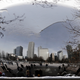 Chicago, Illinois’ reflective Cloud Gate sculpture covered in snow. Photo: AP